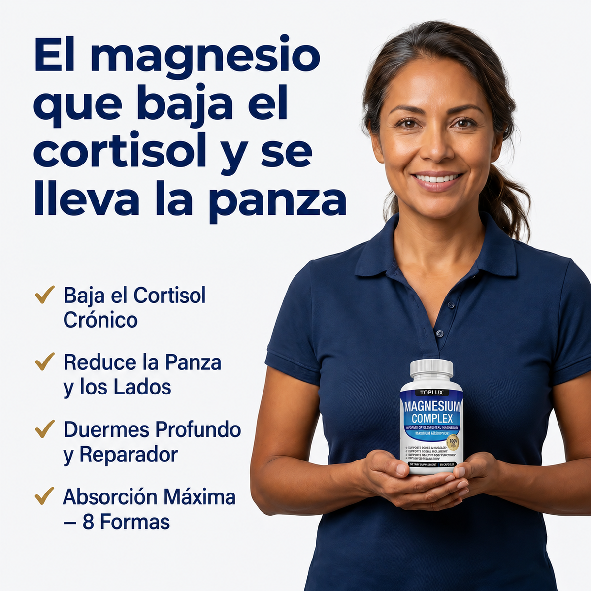Cápsulas de Magnesio 8 en 1