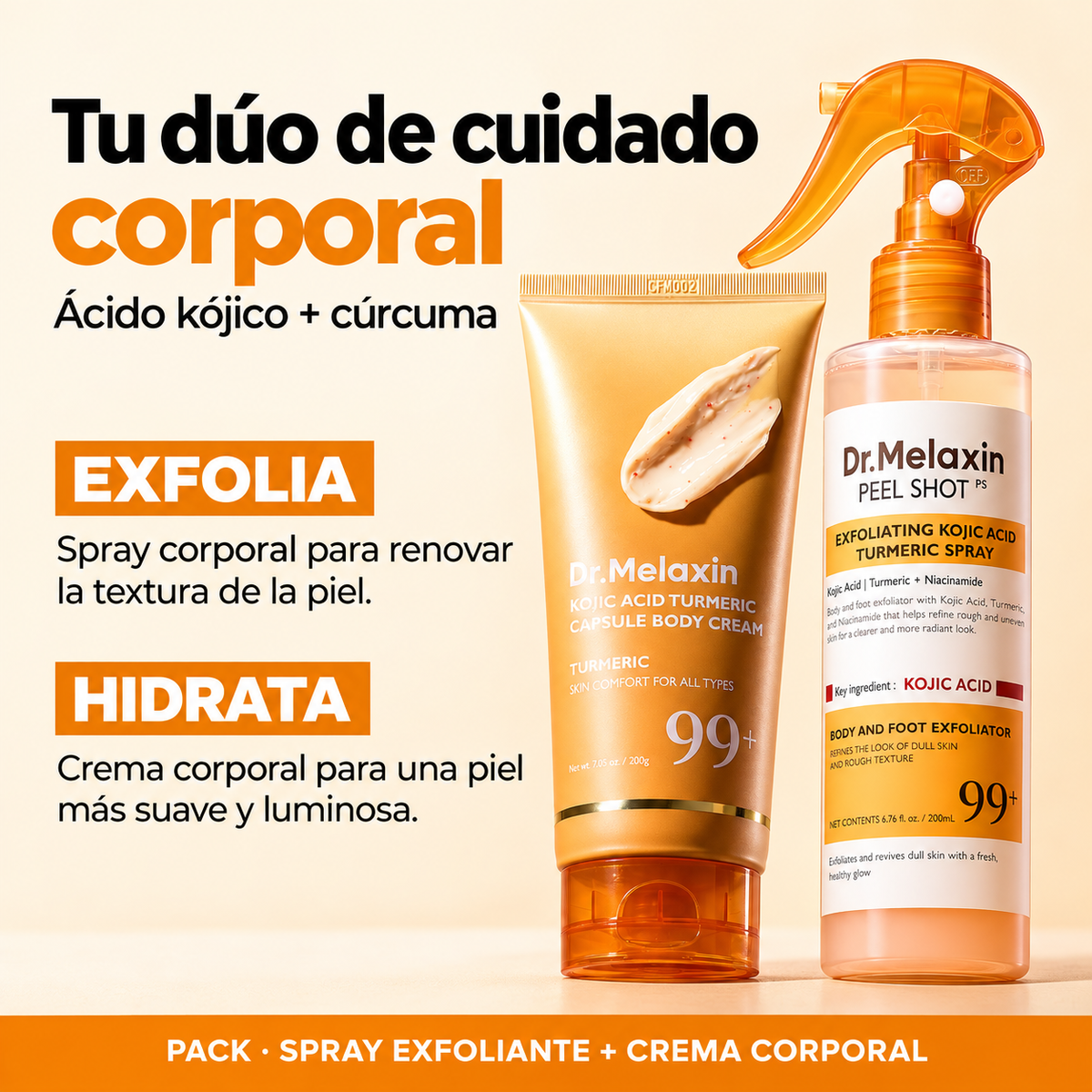 Kit Aclarante Corporal