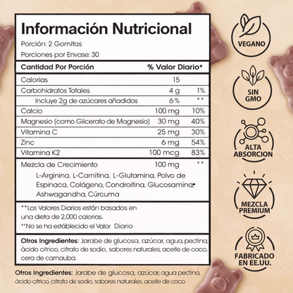 Gomitas de Crecimiento Óseo™